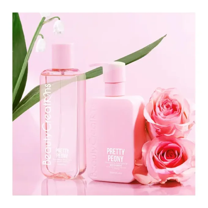 Coffret de brume et lotion pour le corps - Pretty peony